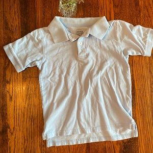 Light blue uniform polo XS 4-5 Faded Glory